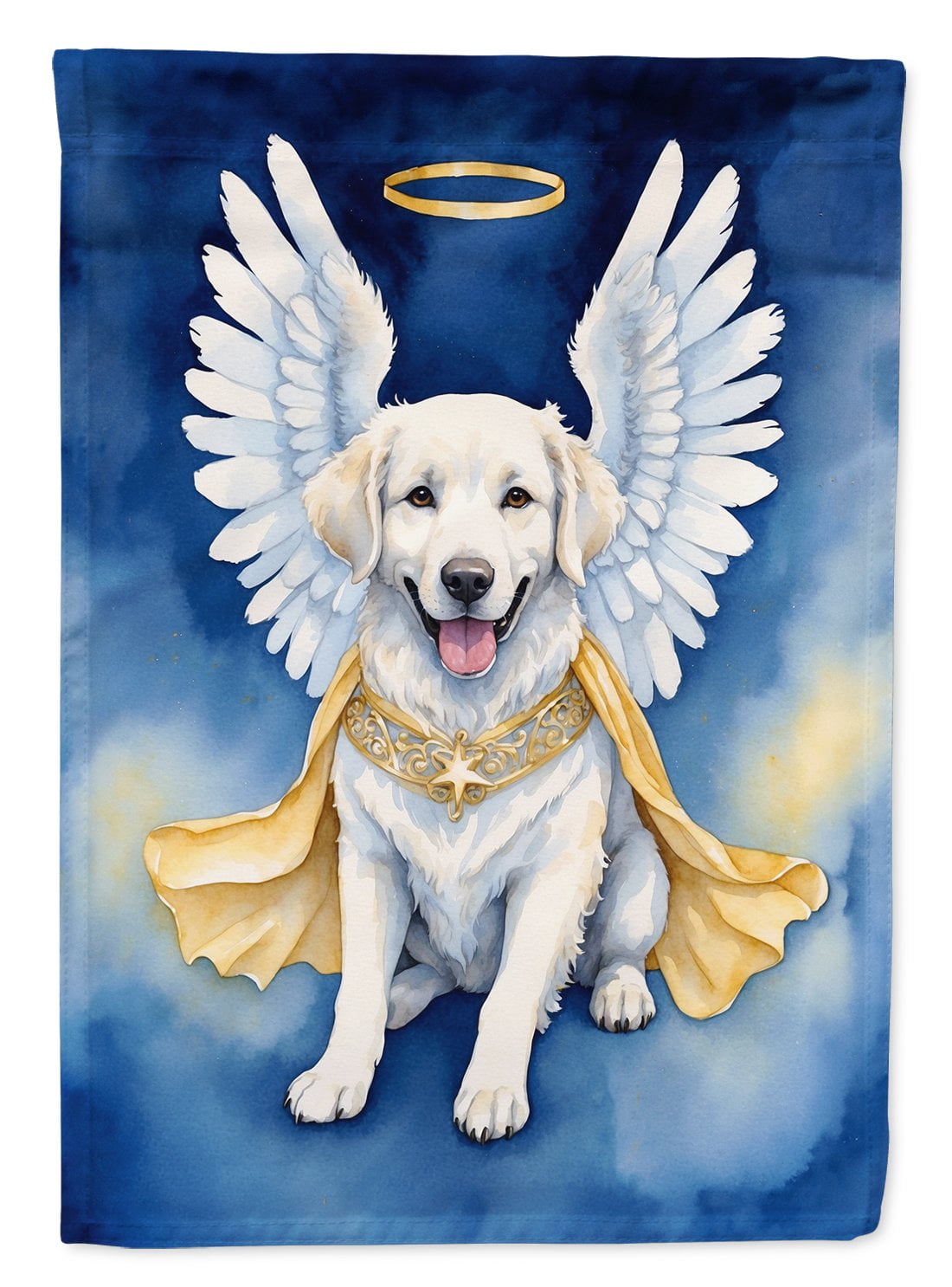 Kuvasz My Angel Garden Flag 11.25 in x 15.5 in