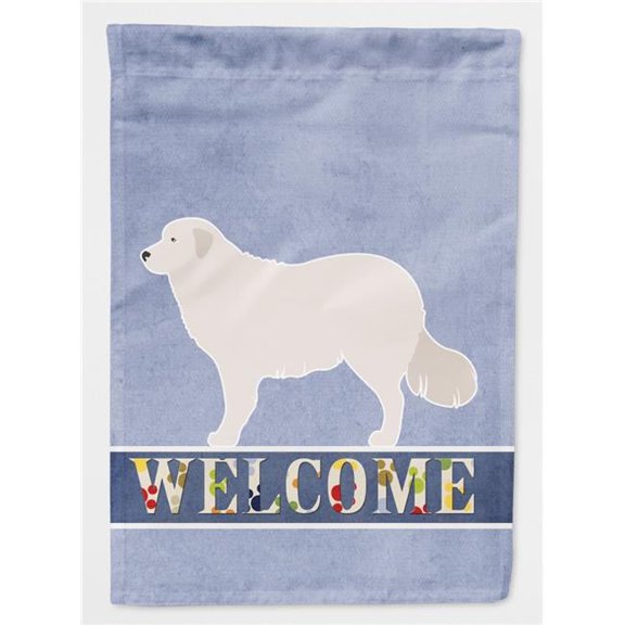 Kuvasz Welcome Flag Garden - Multi-Colored