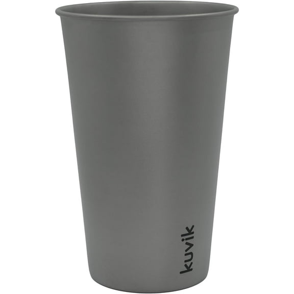 Kuvik 500ml (16.9 oz) Titanium Cup - Ultralight and Compact Cup for Backpacking, Camping, and Home