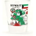 thumbnail image 1 of Kuwait Landmarks and Icons Collage Shot Glass, 1 of 1