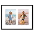 thumbnail image 1 of Kuxerla 11x14 Collage Picture Frame ,Displays 2Pcs 5x7 Pictures with Mat or 1Pcs 11x14 Picture without Mat , Collage Picture Frame for Horizontal or Vertical Display, Black, 1 Pack, 1 of 12