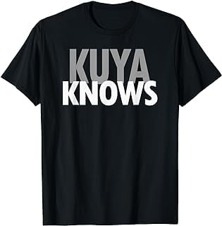 Kuya Knows Filipino Greatest Brother Pinoy Fun Fam T-shirt - Walmart.com