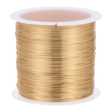 Kuyiluo 20 gauge wire 1 Roll Jewelry Beading Wire DIY Craft Making Copper Wire Bracelet Beading String