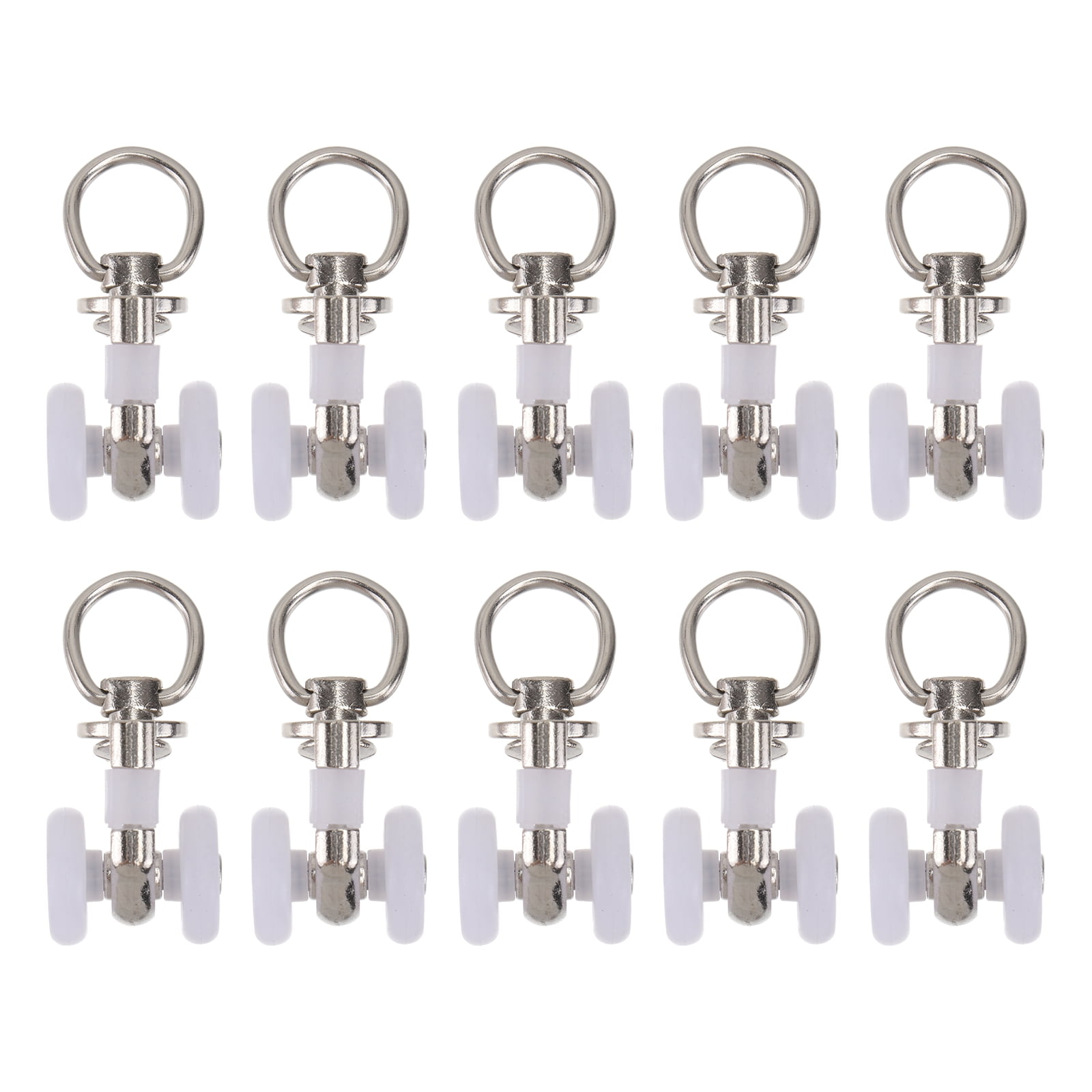 Kuyiluo Curtain Roller 10pcs Curtain Track Hanging Pulleys Curtain Rail