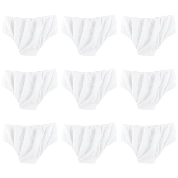 100pcs Women Thickened Disposable Underwear Breathable Travel Briefs Non Woven Adults Panties Free Size