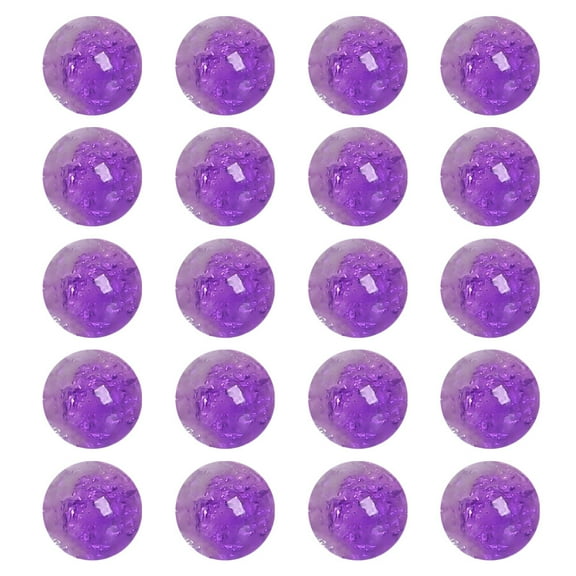Kuyiluo Glass Beads 10mm 40Ps Beads Fashion Shape Chain Beads Creative Craft Beads for DIY Jewelry Accessories Bracelet Necklace(Purple)