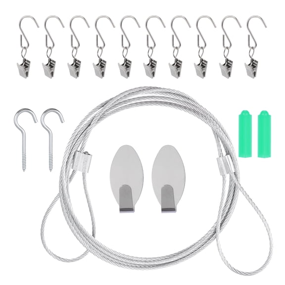 Kuyiluo Photo Hook Clips 1 Set Creative Picture Clips Curtain Hanging Metal Hook Clips Photo Display Clip