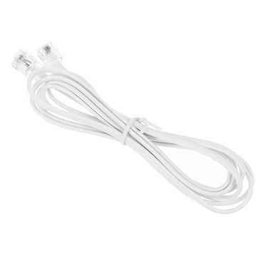 Kuyiluo RJ11 6P4C Phone Extension Cord Plug 4 Conductor Landline Cord