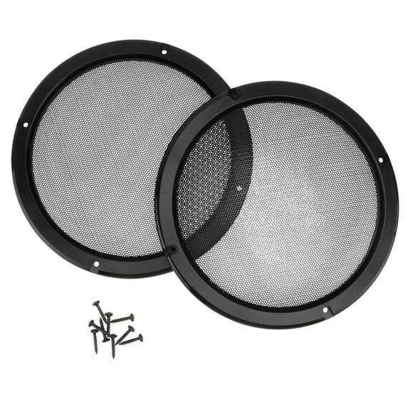 DECOMELODY Speaker Grill Covers Black 2Pcs 8Inch