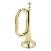 Kuyiluo Trumpet Horn Bugle Cavalry Brass Instrument for Beginners Party Supplies