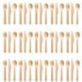 thumbnail image 1 of DECOMELODY Portable Cutlery Set Wood For Daily Life 75Pcs 6.3X1.2X0.08In, 1 of 8