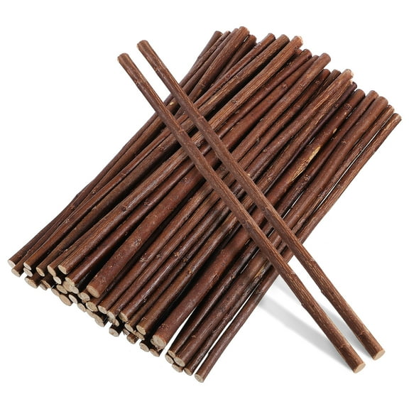 Craft Sticks for DIY Making Natural Brown Wood Branches Decorative Willow Twigs 50pcs