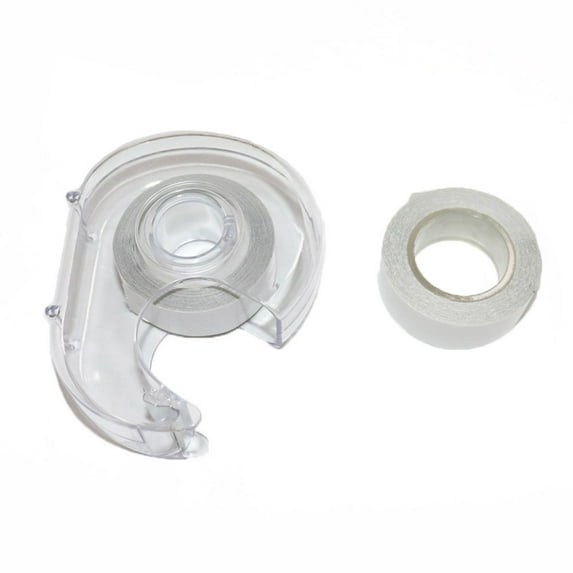 Kuyiluo anti-slip clothes sticker 2 Pcs 5M Double Sided Clothing Tapes Clear Fabric Anti-slip Sticker Roll for Bra Strap Clothes