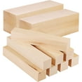 Kuyiluo carving wood 10 Pcs Carving Wood Blocks Whittling Wooden Blocks