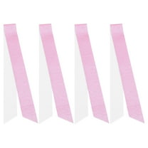 Kuyiluo diy sash 4pcs Blank Glitter Sash DIY Sash Decoration Cloth Sash Beauty Pageant Sash for Wedding Grad Party