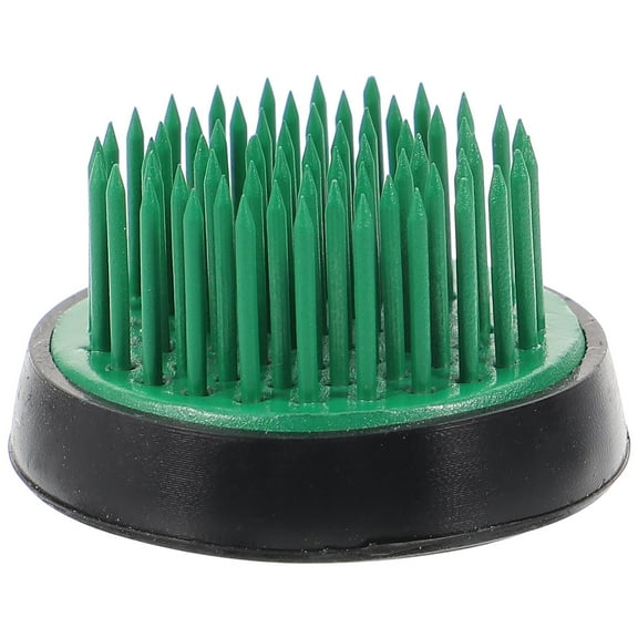 Florist Supplies Round Flower Arrangement Base with Brass and Rubber for Home Use 4.5 Inches