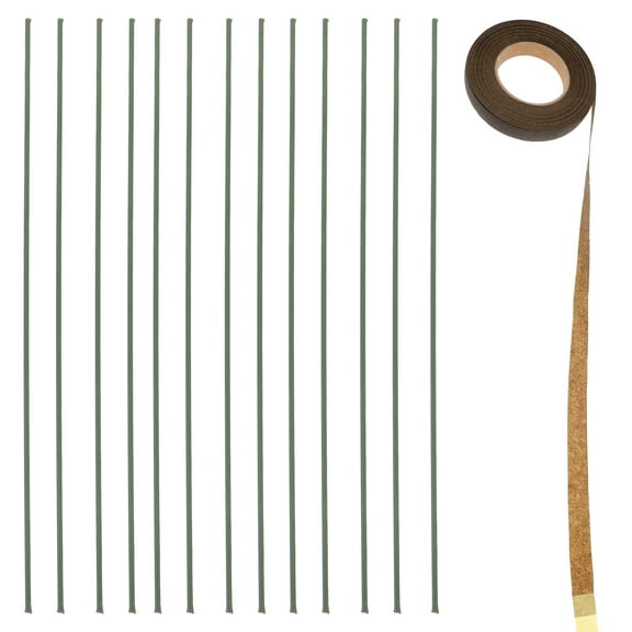 Kuyiluo flower wire sticks 1 Set of Flower Making Stem Wires Artificial Flower Stem Floral Arrangement Kit