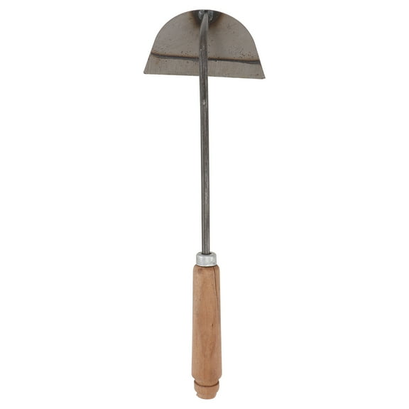 Kuyiluo hand plow Wooden Handheld Bent-neck Hoe Iron Farm Garden Tool Weeding Accessories