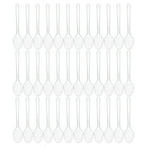 DECOMELODY Disposable Eating Tools Plastic 200Pcs 4.7x0.9In