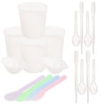 thumbnail image 1 of Kuyiluo resin mixing cups 1 Set Silicone Resin Measuring Cups Tools Stir Sticks Diy Silicone Cups Diy Supplies, 1 of 10