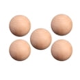 thumbnail image 1 of Kuyiluo solid wooden ball 20pcs 2.5cm Diameter Wooden Balls DIY Round Balls Unpainted Ball Craft Supplies, 1 of 10