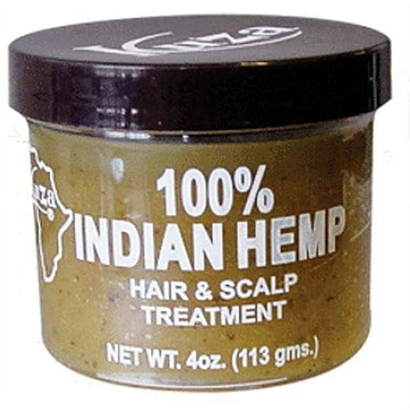 Kuza 100% Indian Hemp Hair & Scalp Treatment, 4 Oz