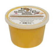 Kuza 100% Pure African Shea Butter with Borututu, Yellow Creamy - 15oz. - Moisturizer for Hair, Skin & Nails