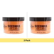 Kuza Beeswax Hair and Braid Conditioner, 8 Oz - 2 Pack