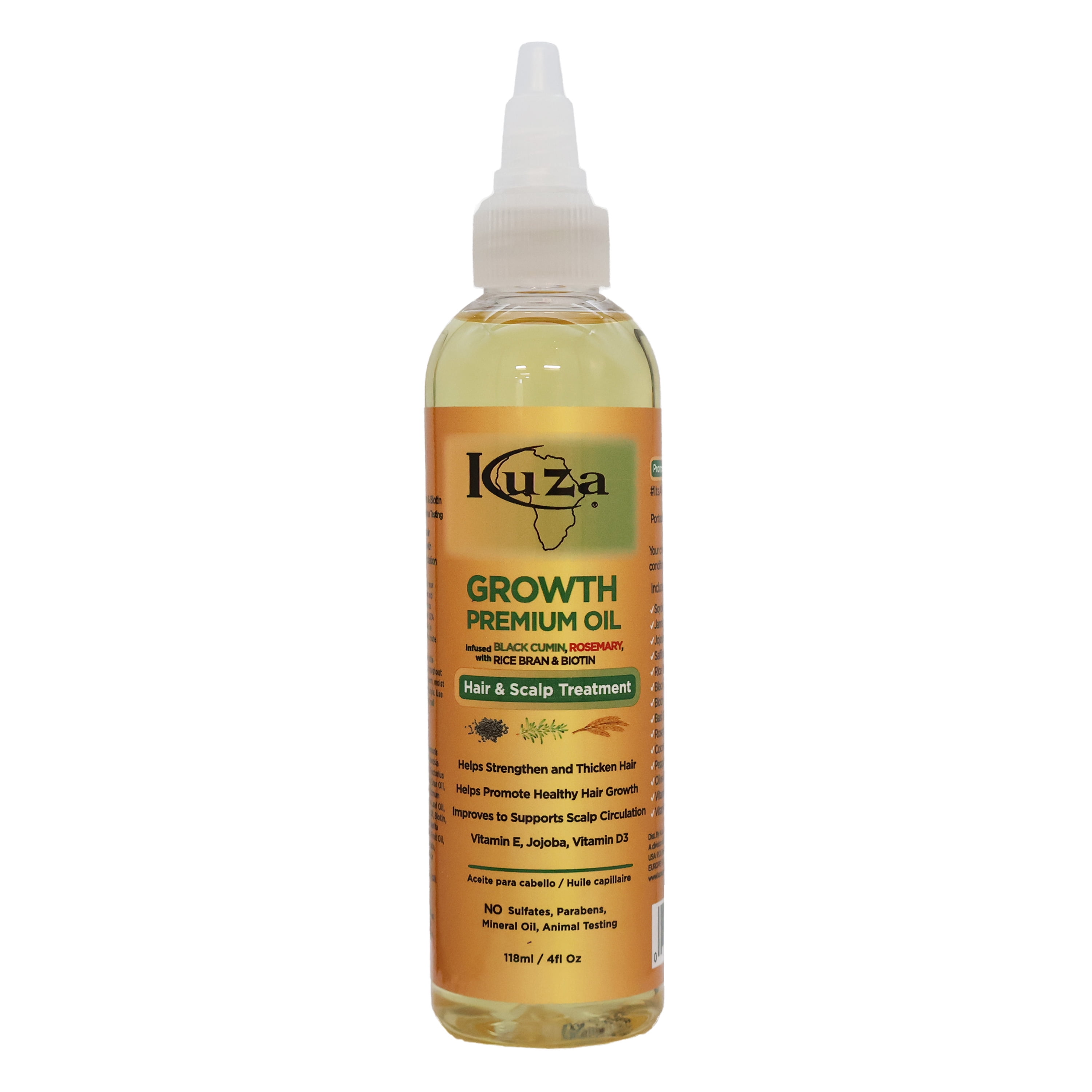 Kuza Growth Premium Oil, 4 Oz., Pack of 2