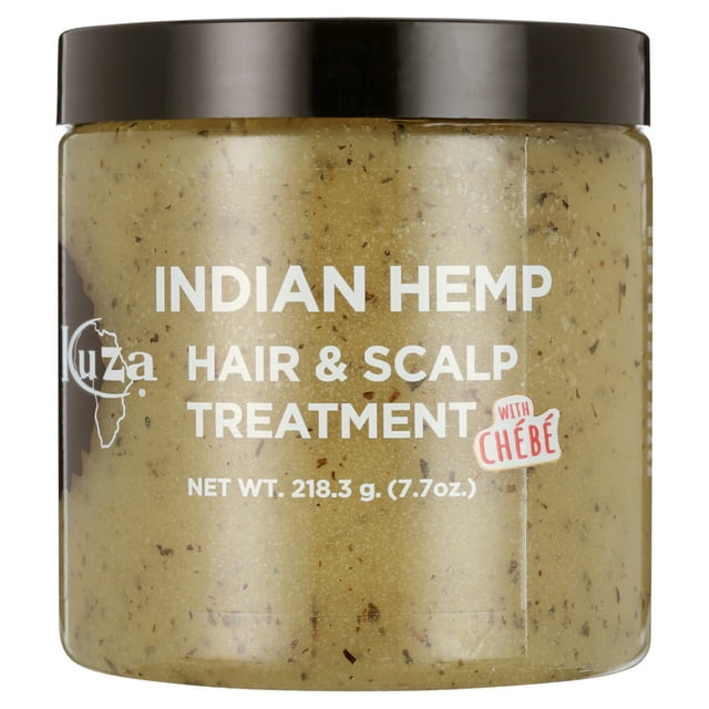 Kuza Indian Hemp with Chebe Hair & Scalp Treatment, 7.7 oz , All Hair