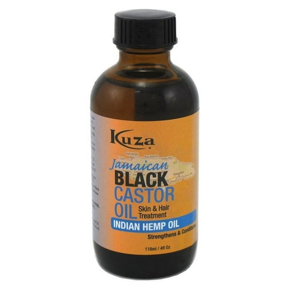 Kuza Jamaican Black Castor Oil Indian Hemp Oil Treatment, 4 Oz , 3 Pack