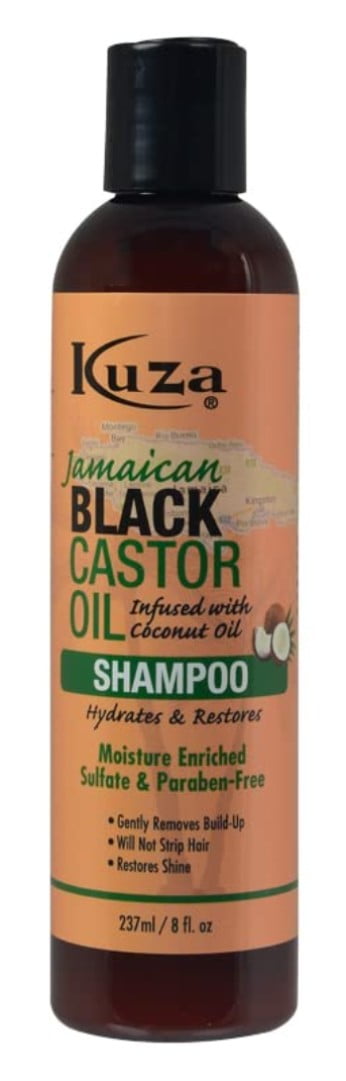 Kuza Jamaican Black Castor Oil Shampoo 8oz (Pack of 2)