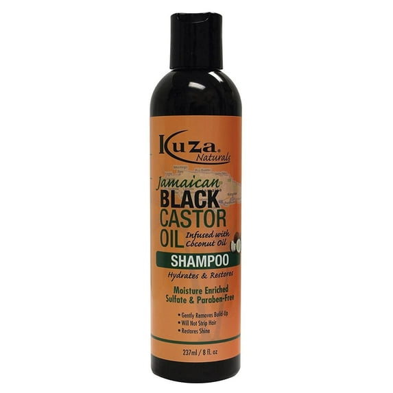 Kuza Jamaican Black Castor Oil Shampoo 8oz (Pack of 3)