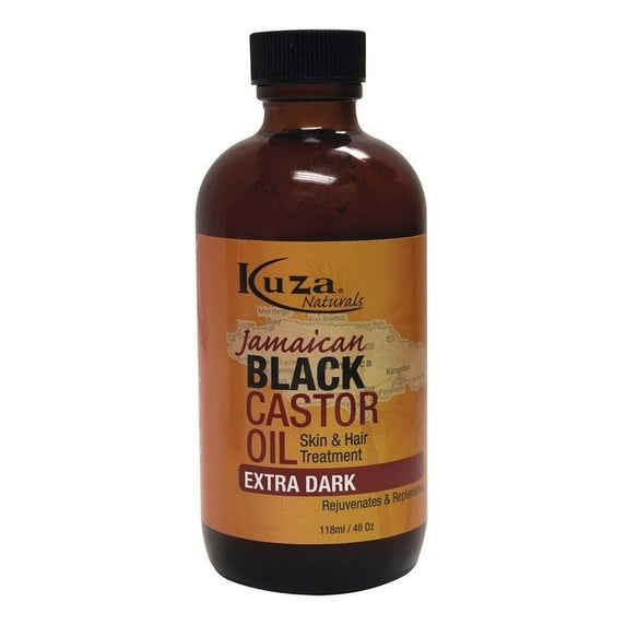 Kuza Naturals Jamaican Castor Oil, Extra Dark, 4 Oz.