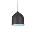 thumbnail image 1 of Kuzco Lighting 49108 Helena 8" Wide Mini Pendant - Graphite / Blue, 1 of 2