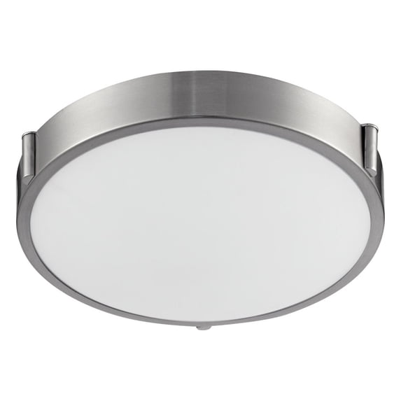 Kuzco Lighting 501102-Led Floyd 11" Wide Led Flush Mount Drum Ceiling Fixture - Nickel