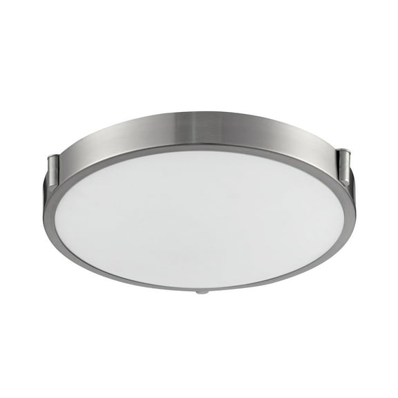 Kuzco Lighting 501112-Led Floyd 13" Wide Led Flush Mount Drum Ceiling Fixture - Nickel