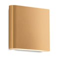 thumbnail image 1 of Kuzco Lighting At6506 Slate 6" Tall Outdoor Wall Sconce - Gold, 1 of 1