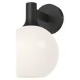 thumbnail image 1 of Kuzco Lighting Castilla 8" Wall Vanity, 1X60W E26 Matte Black/Opal Glass, 1 of 4