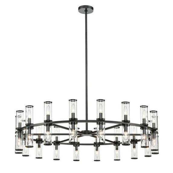 Alora Lighting Ch309036cg Revolve 36 Light 47" Wide Taper Candle Chandelier - Bronze
