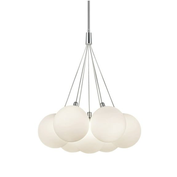Kuzco Lighting Ch3117 Bolla 17" Wide Chandelier - Opal Glass