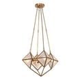 thumbnail image 1 of Alora Lighting CH332421VBCR Cairo 8 Light 21" Wide Chandelier - Vintage Brass / Clear, 1 of 5