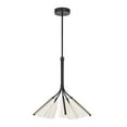 thumbnail image 1 of Kuzco Lighting Ch62628 Mulberry 27" Wide Led Chandelier - Black / Light Guide, 1 of 5