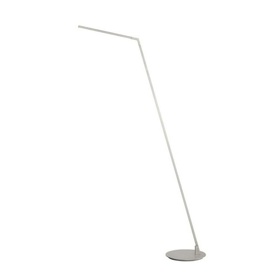 Kuzco Lighting Fl25558 Miter 56" Tall Led Boom Arm Floor Lamp - Nickel