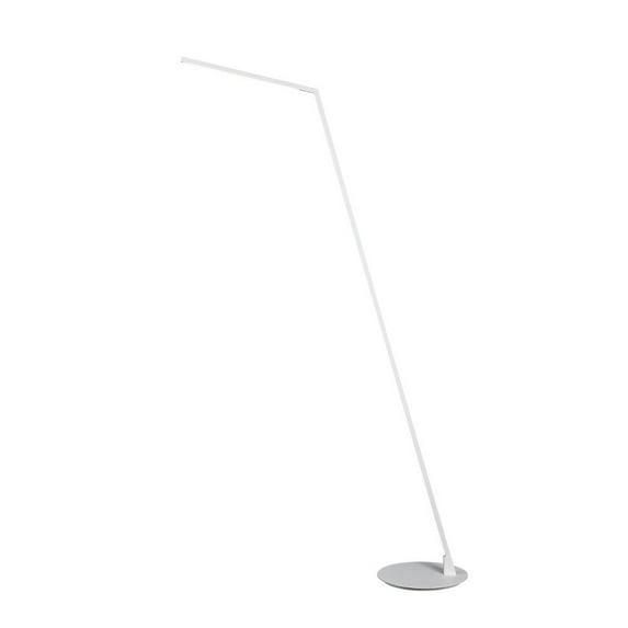 Kuzco Lighting Fl25558 Miter 56" Tall Led Boom Arm Floor Lamp - White