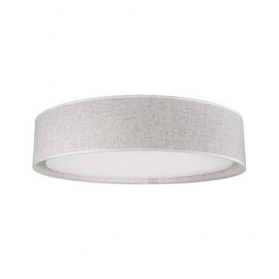Kuzco Lighting Fm7920 Dalton 20" Wide Led Flush Mount Drum Ceiling Fixture - Beige
