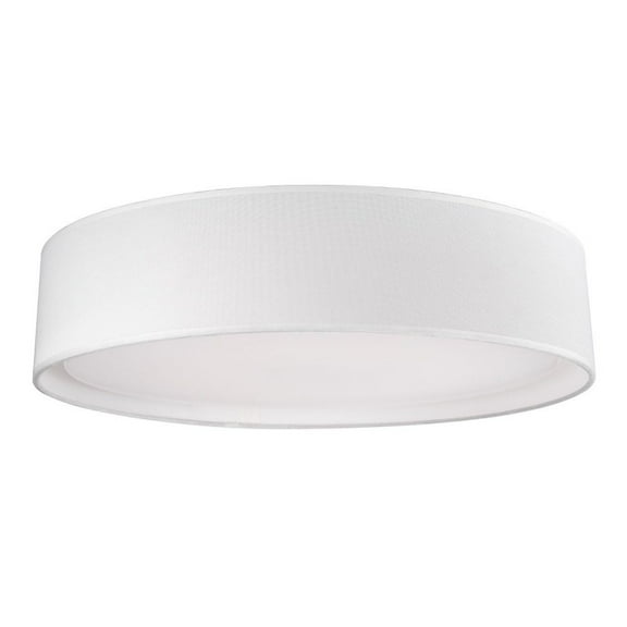 Kuzco Lighting Fm7920 Dalton 20" Wide Led Flush Mount Drum Ceiling Fixture - White