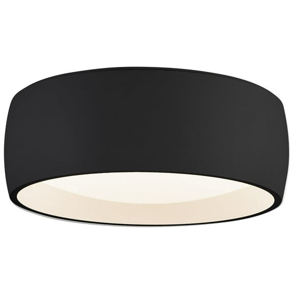 Kuzco Lighting Fm82106 Savile 6" Wide Flush Mount Drum Ceiling Fixture - Black
