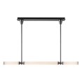 thumbnail image 1 of Kuzco Lighting Lp348148 Edwin 2" Wide Led Linear Pendant - Urban Bronze / Frosted Ribbed, 1 of 5