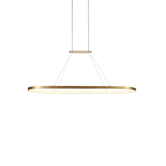 Kuzco Lighting Pd19347 Eerie 47" Wide Led Linear Chandelier - Brass